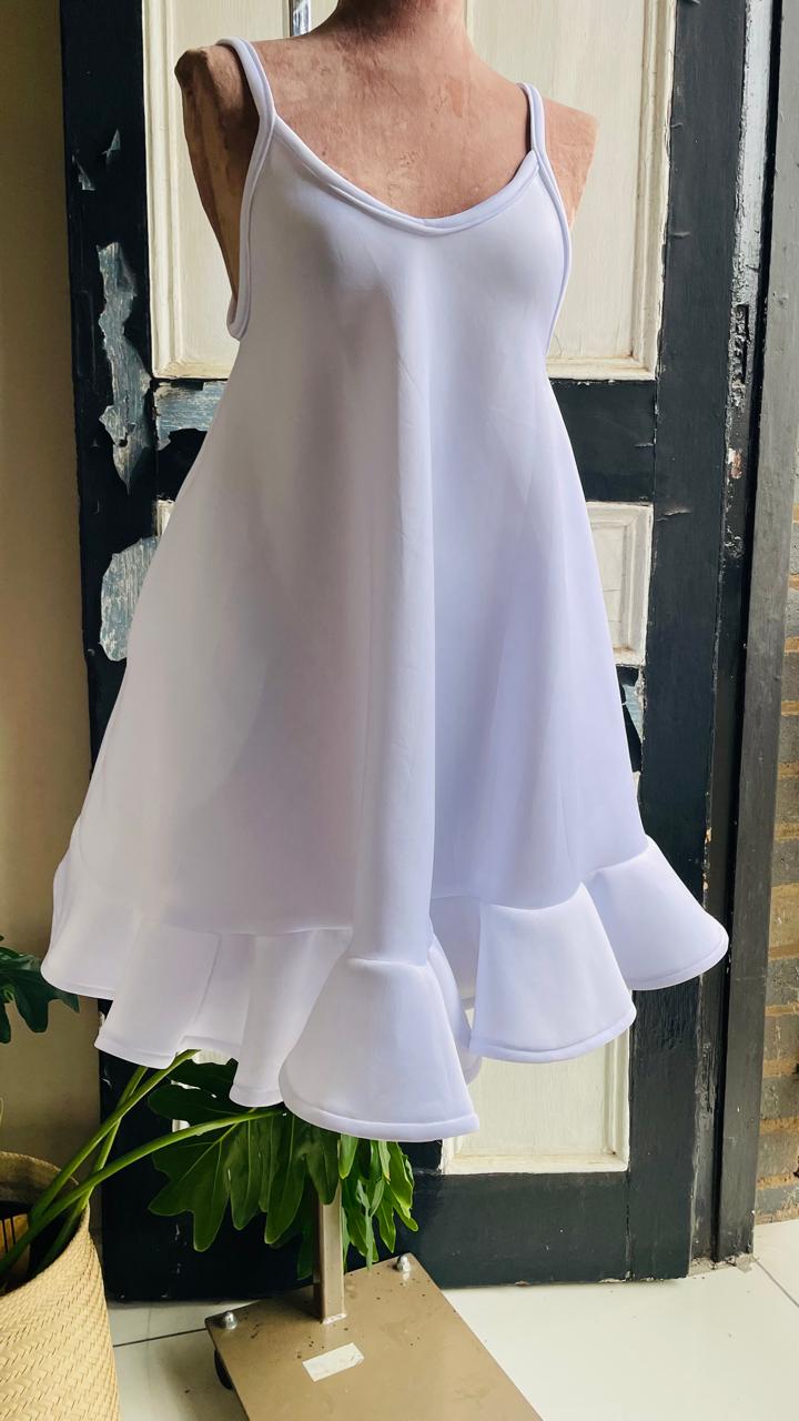 The Nina Zuri Flounce Slip Dress
