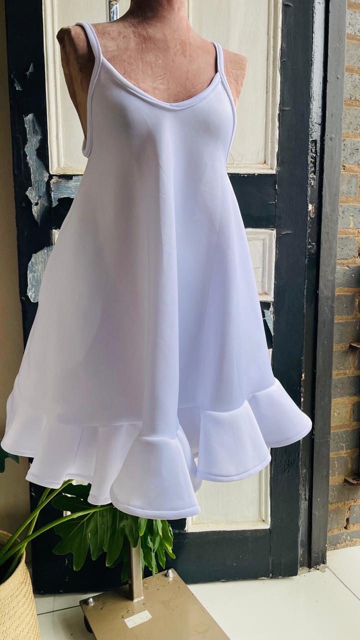 The Nina Zuri Flounce Slip Dress