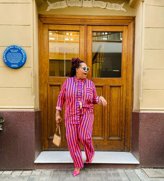Nina's Candy Stripe Power Set – Electric Sunset